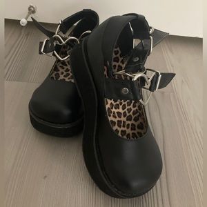 DEMONIA Sprite-02 Heart Buckle Mary Janes